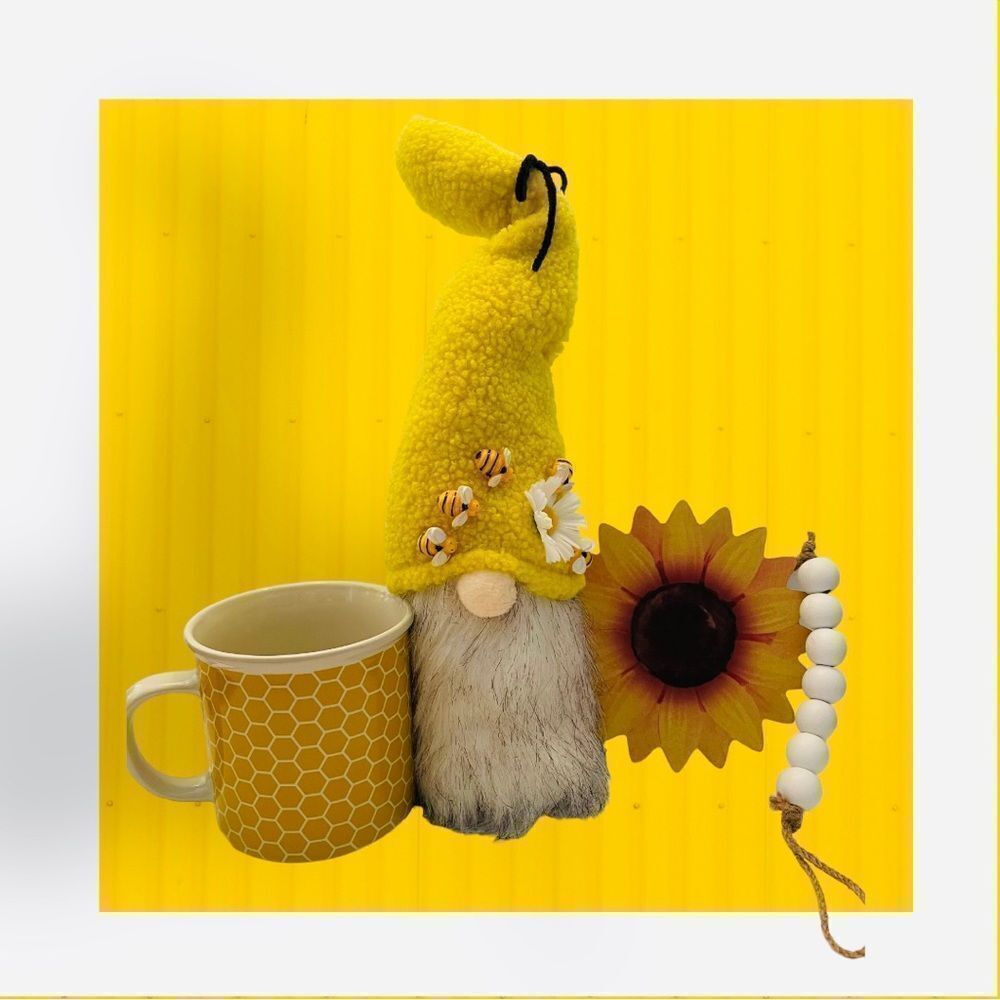 ‎3PIECE BUMBLEBEE GNOME SET